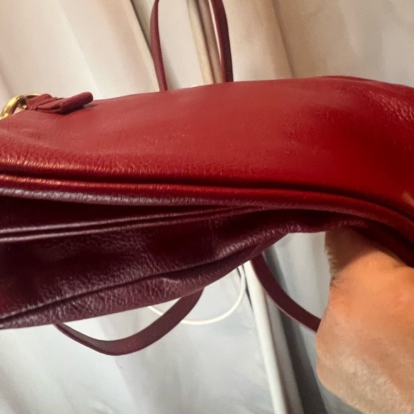 Foley + Corinna Red Crossbody Bag with Gold Hardware - Picture 14 of 14